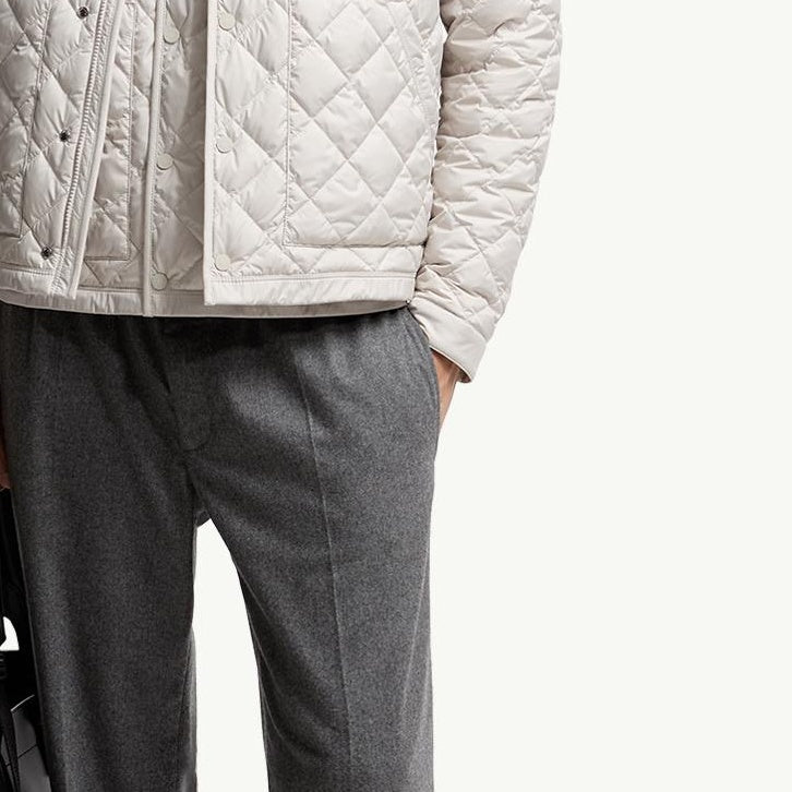 Oise Diamond-Quilted Short Down Jacket