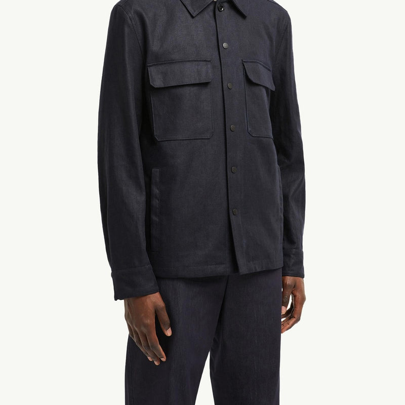 Callaqui Linen Shirt Jacket