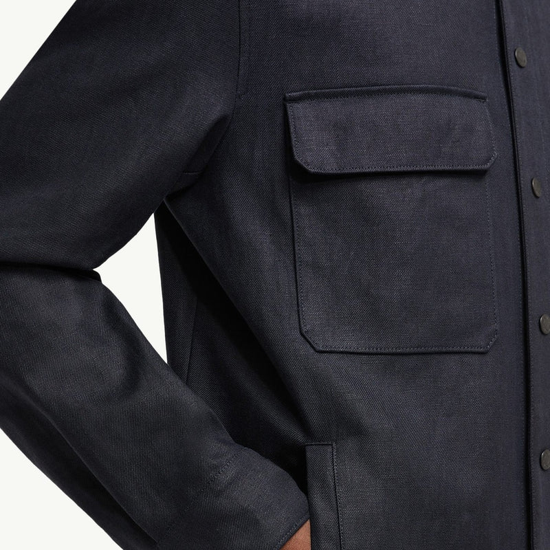 Callaqui Linen Shirt Jacket