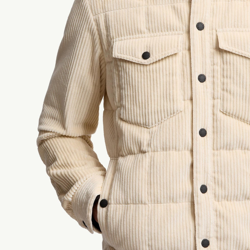 Gelt Corduroy Down Shirt Jacket