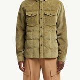 Gelt Corduroy Down Shirt Jacket