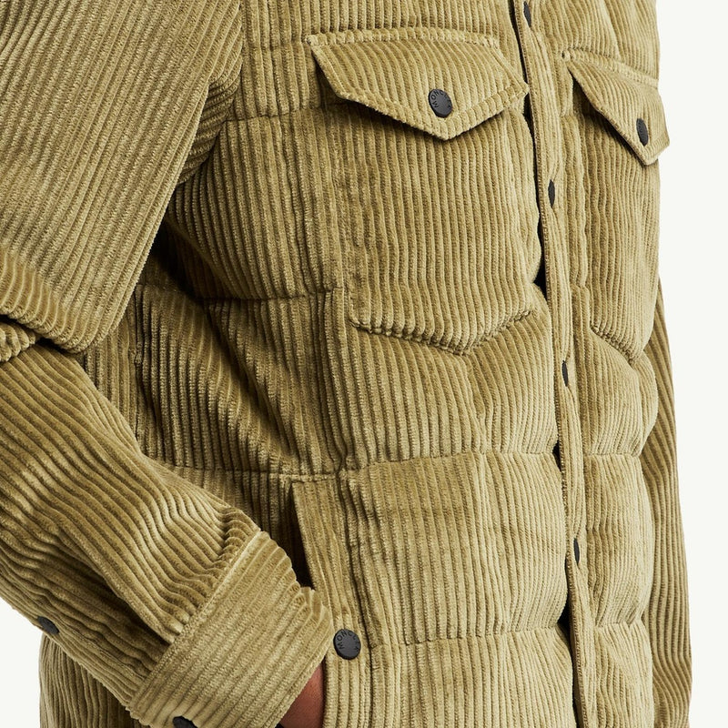 Gelt Corduroy Down Shirt Jacket