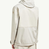 Spur Hooded Linen & Cotton Field Jacket