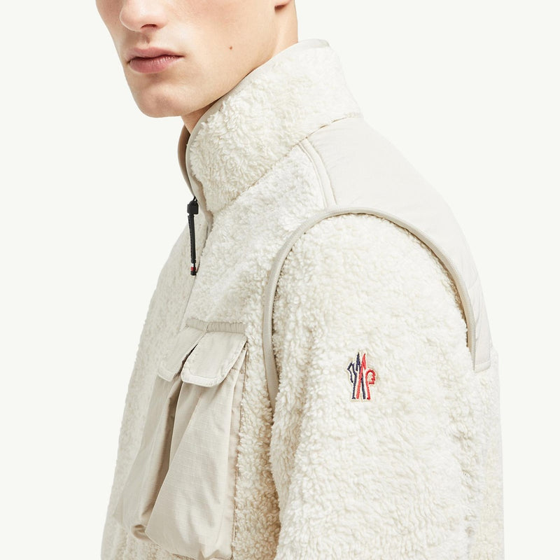 Padded Teddy Zip-Up Sweatshirt