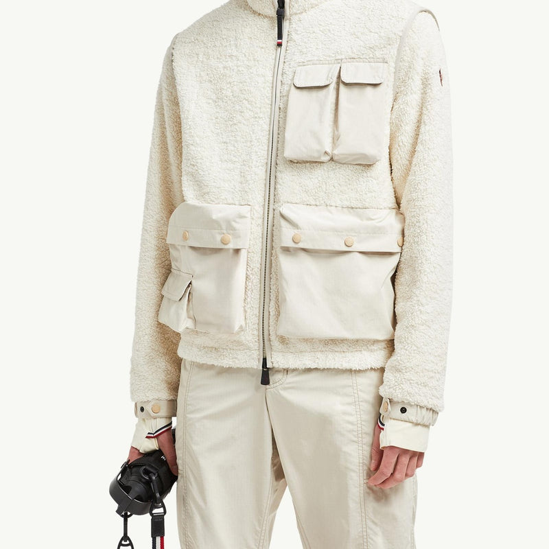 Padded Teddy Zip-Up Sweatshirt