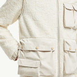 Padded Teddy Zip-Up Sweatshirt