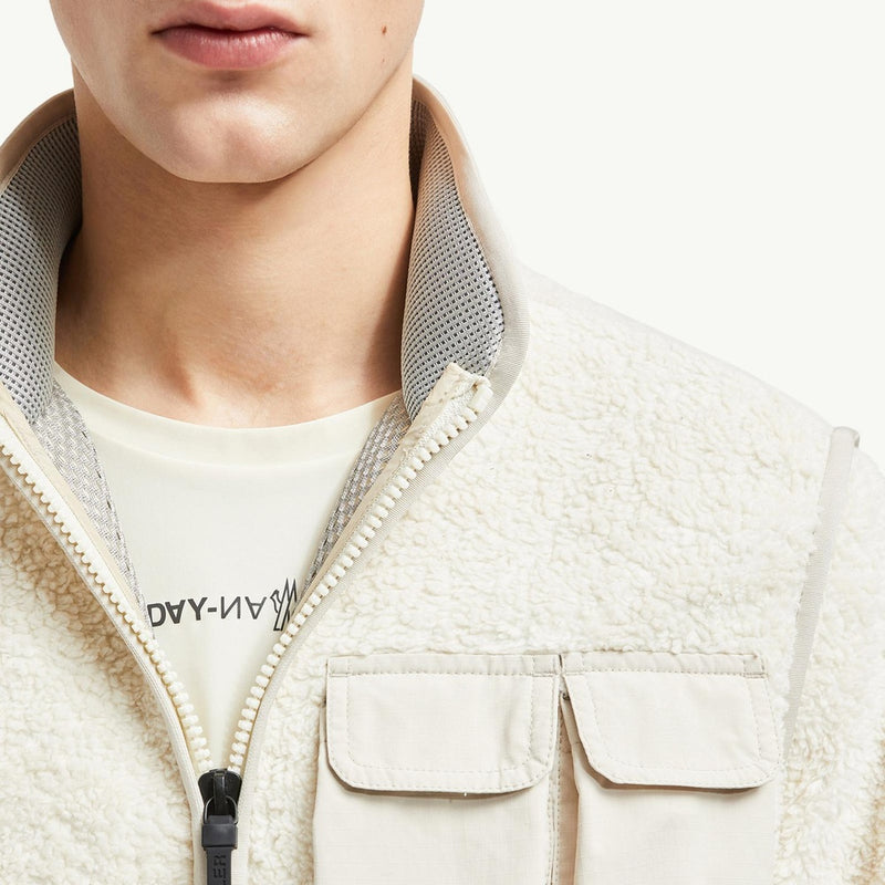 Padded Teddy Zip-Up Sweatshirt