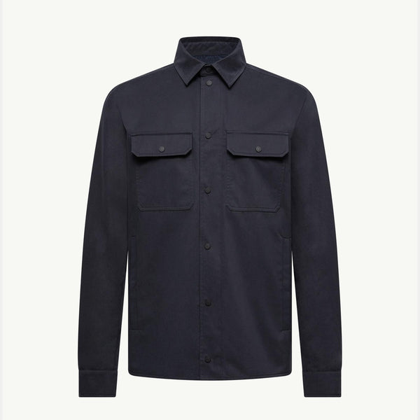 Cotton Gabardine Long Sleeve Shirt