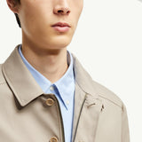 Wool Gabardine Long Sleeve Shirt