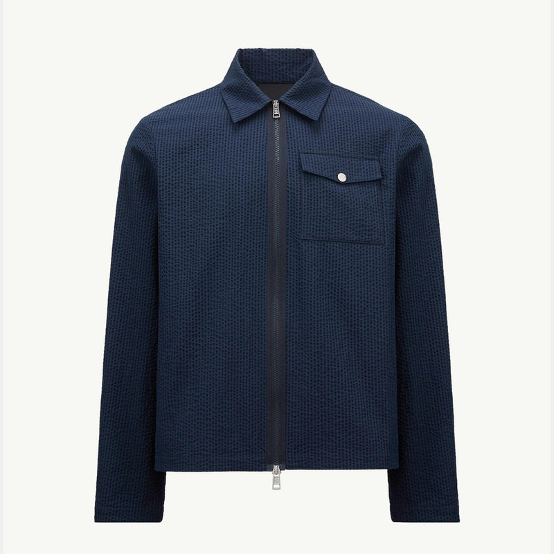 Seersucker Shirt Jacket