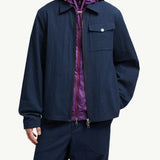 Seersucker Shirt Jacket