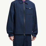 Seersucker Shirt Jacket