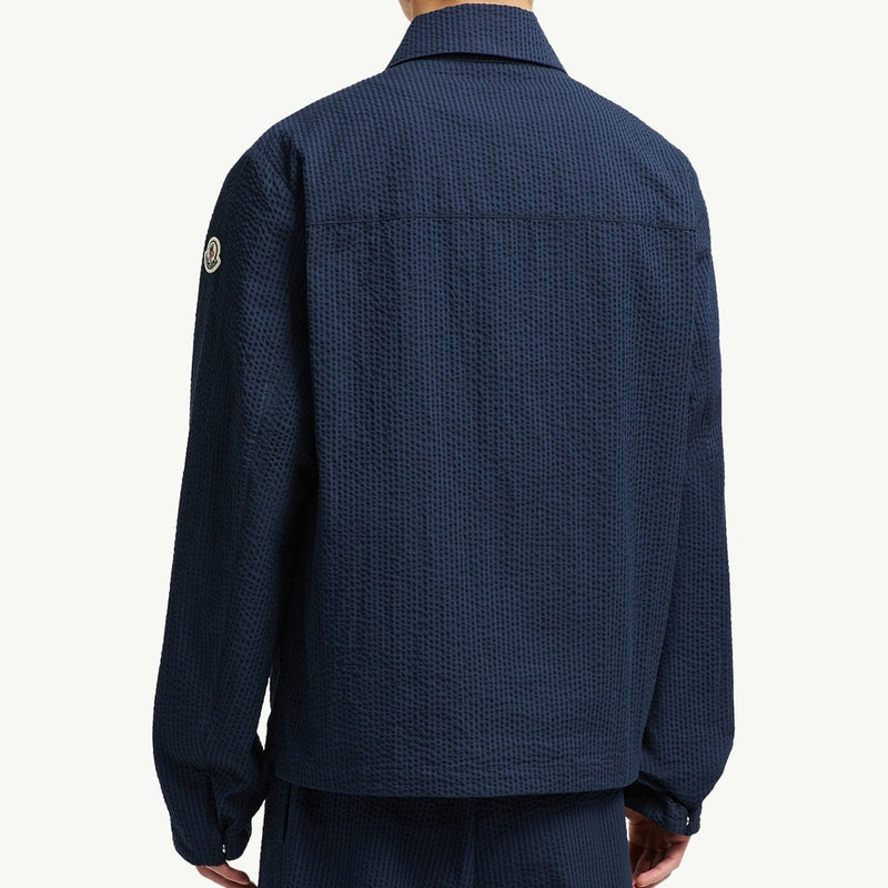Seersucker Shirt Jacket