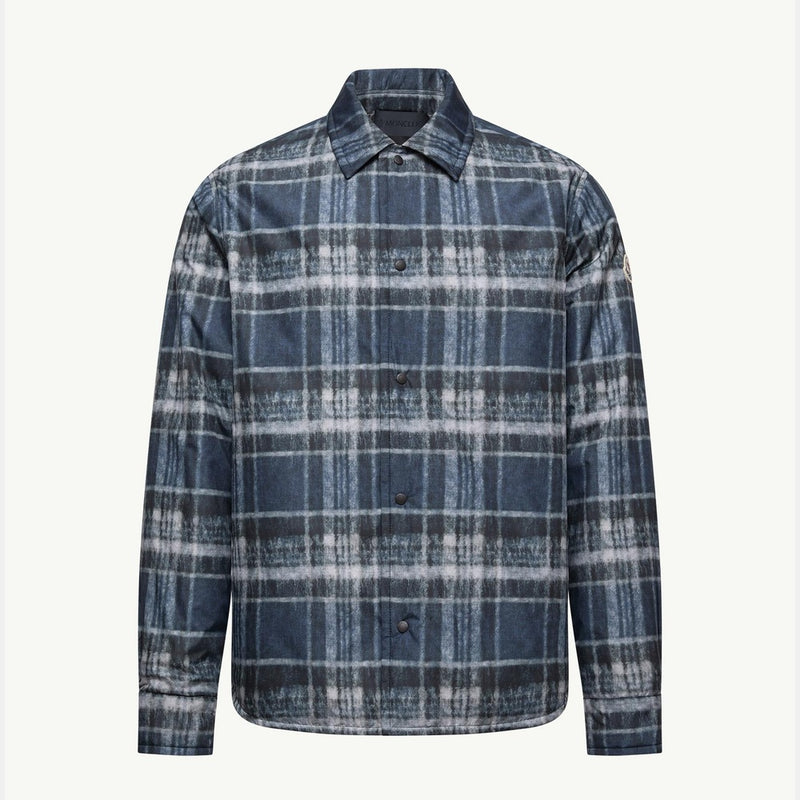 Check Padded Shirt Jacket