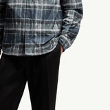 Check Padded Shirt Jacket