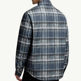 Check Padded Shirt Jacket