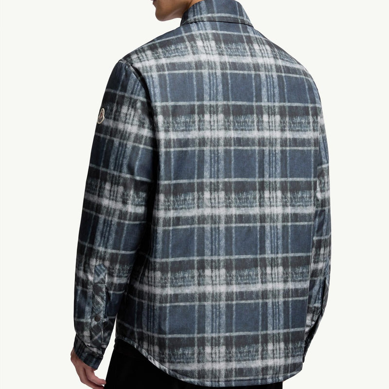 Check Padded Shirt Jacket