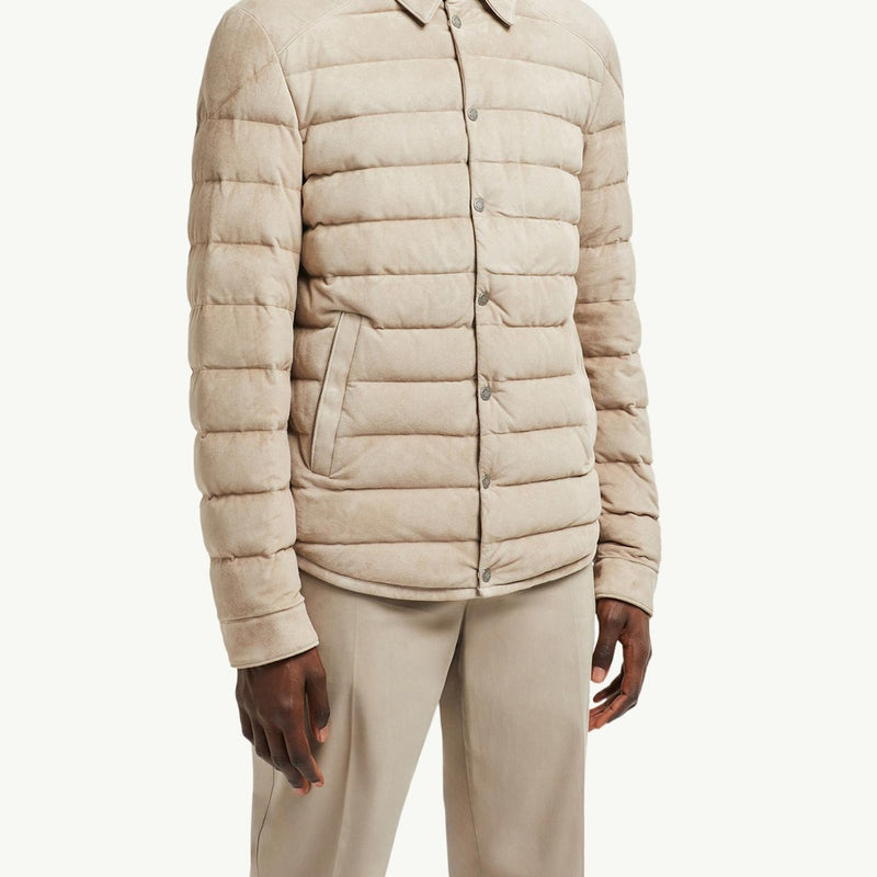 Etale Suede Down Shirt Jacket