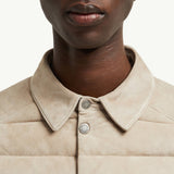 Etale Suede Down Shirt Jacket