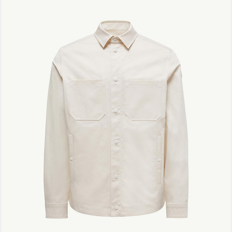 Cotton Gabardine Shirt Jacket