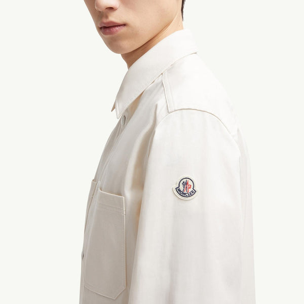 Cotton Gabardine Shirt Jacket