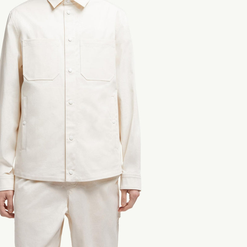 Cotton Gabardine Shirt Jacket