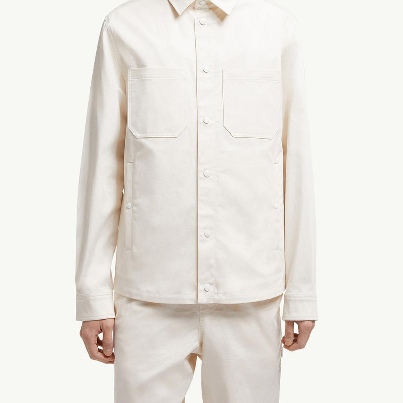 Cotton Gabardine Shirt Jacket