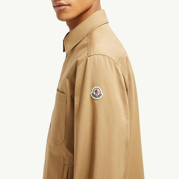 Cotton Gabardine Shirt Jacket