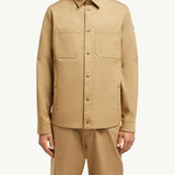 Cotton Gabardine Shirt Jacket