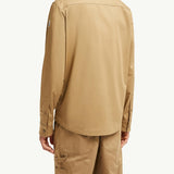 Cotton Gabardine Shirt Jacket