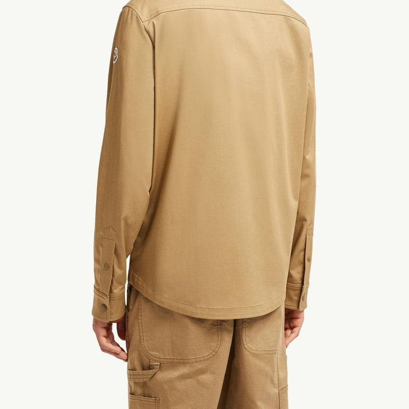 Cotton Gabardine Shirt Jacket