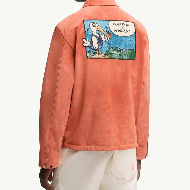 Moncler x Gilga Farm  Navel Suede Shirt Jacket