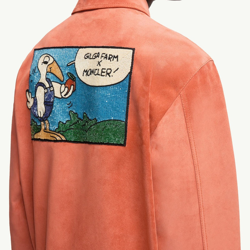 Moncler x Gilga Farm  Navel Suede Shirt Jacket