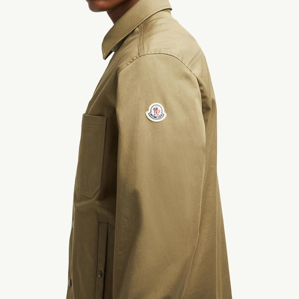 Cotton Gabardine Shirt Jacket