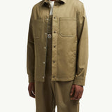 Cotton Gabardine Shirt Jacket