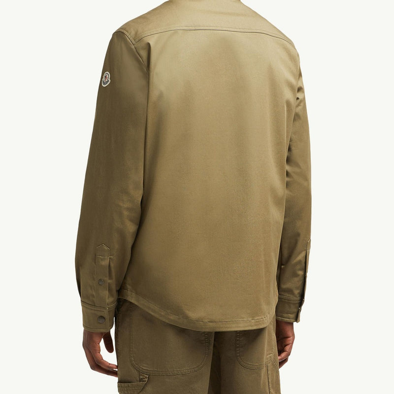 Cotton Gabardine Shirt Jacket