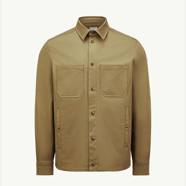 Cotton Gabardine Shirt Jacket