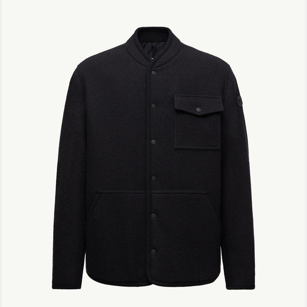 Wool Bouclé Shirt Jacket