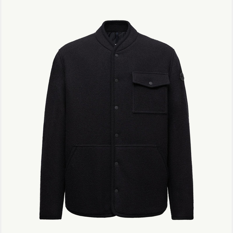 Wool Bouclé Shirt Jacket