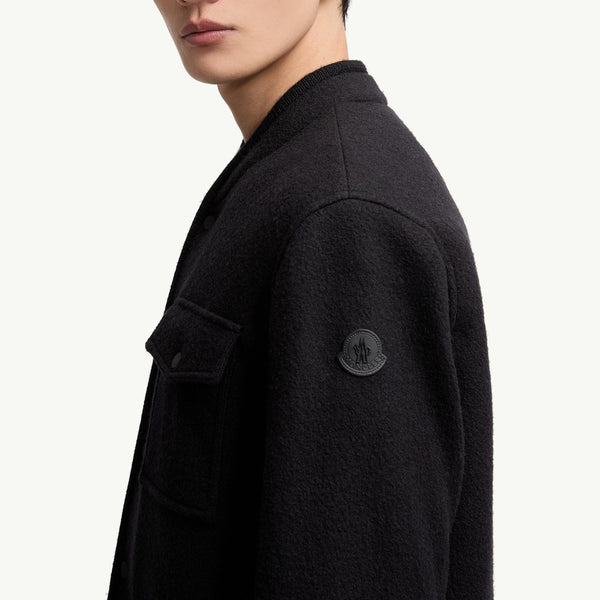 Wool Bouclé Shirt Jacket