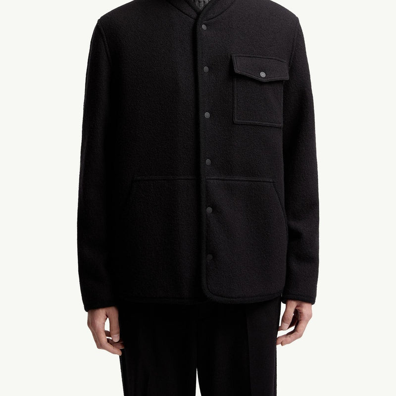 Wool Bouclé Shirt Jacket