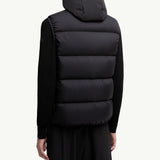 Guersac Diagonal-Quilted Hooded Down Gilet