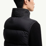 Guersac Diagonal-Quilted Hooded Down Gilet