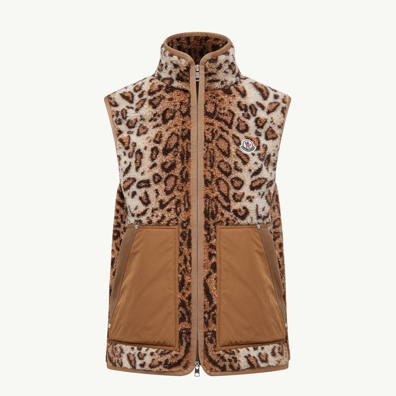 Wool Blend Teddy Zip-Up gilet