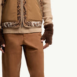 Wool Blend Teddy Zip-Up gilet