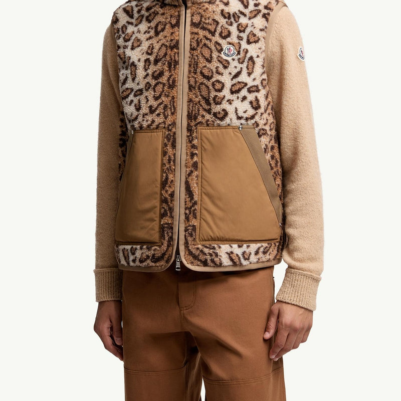 Wool Blend Teddy Zip-Up gilet