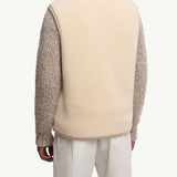 Nubuck-Trimmed Teddy Gilet