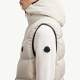 Guersac Diagonal-Quilted Hooded Down Gilet