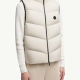 Guersac Diagonal-Quilted Hooded Down Gilet
