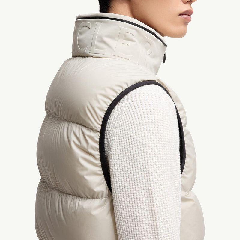 Guersac Diagonal-Quilted Hooded Down Gilet